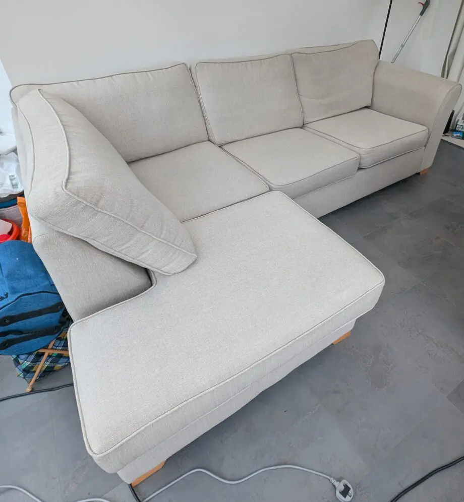 DFS L shaped sofa bed