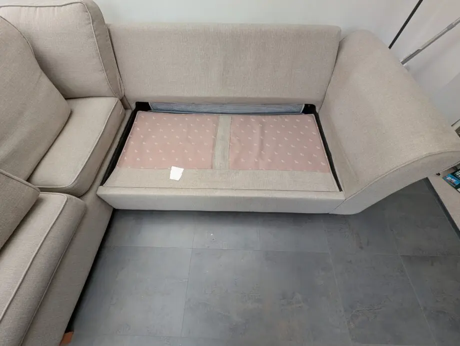 DFS L shaped sofa bed