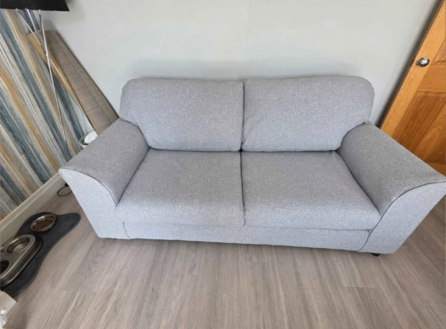 3 seater, 2 seater, chair and footstool.
