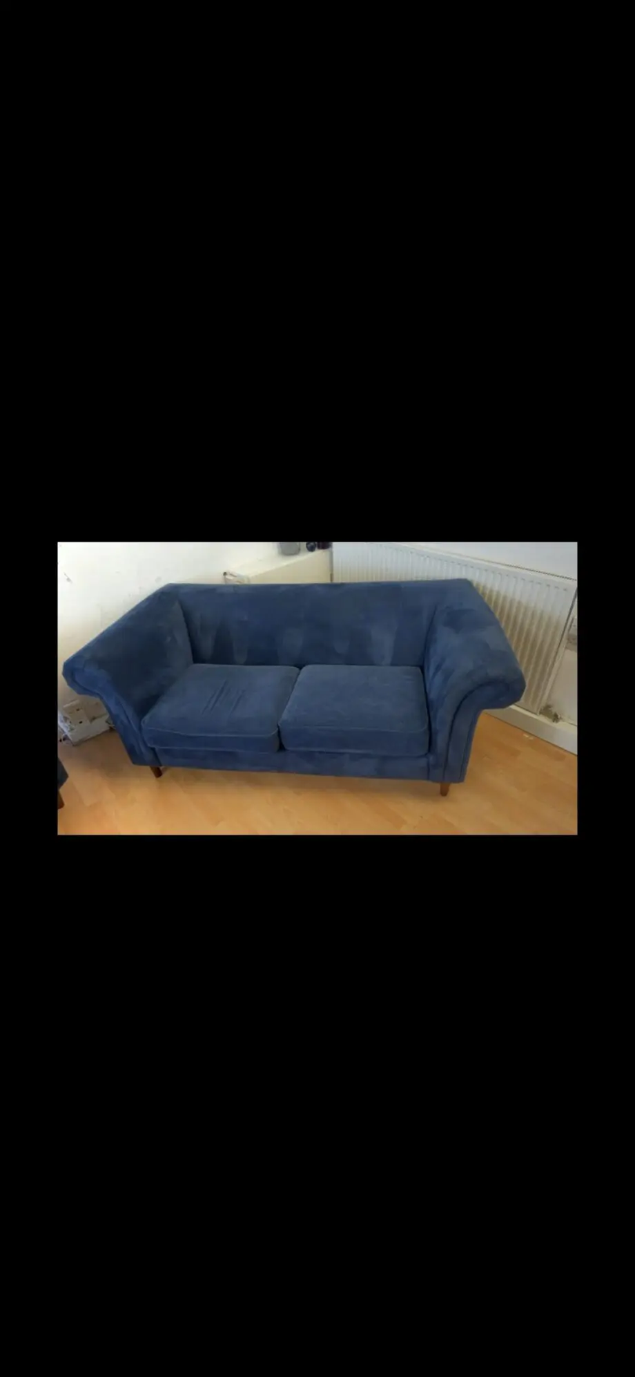 Navy blue Laura Ashley Sofas Set £469 99