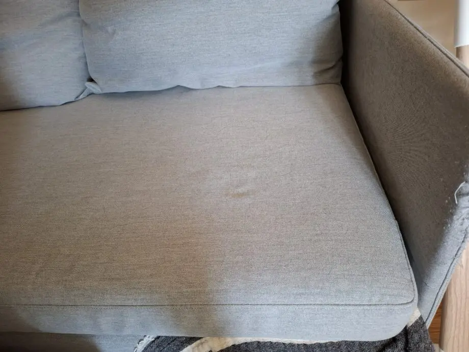 2 seat grey sofa bed Ikea