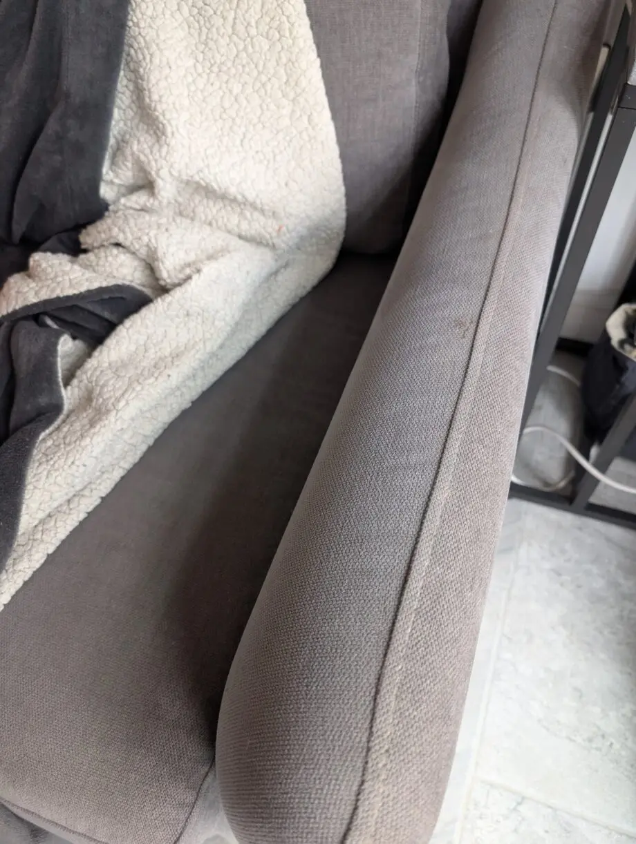 Snug The Rebel 3 Seater Sofa Bed - Mid Grey / Brown