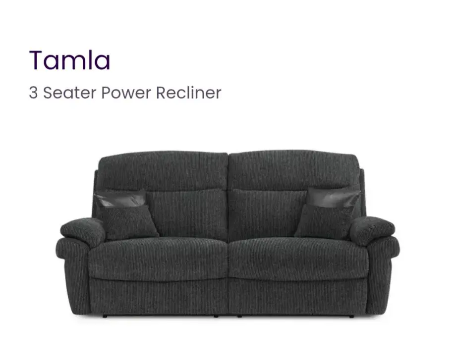 La-z-boy 3 seater power recliner