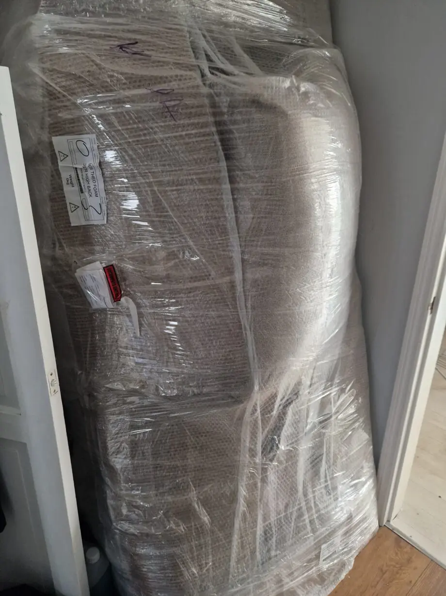 SCS 3 Seater Theo Standard High Back Beige