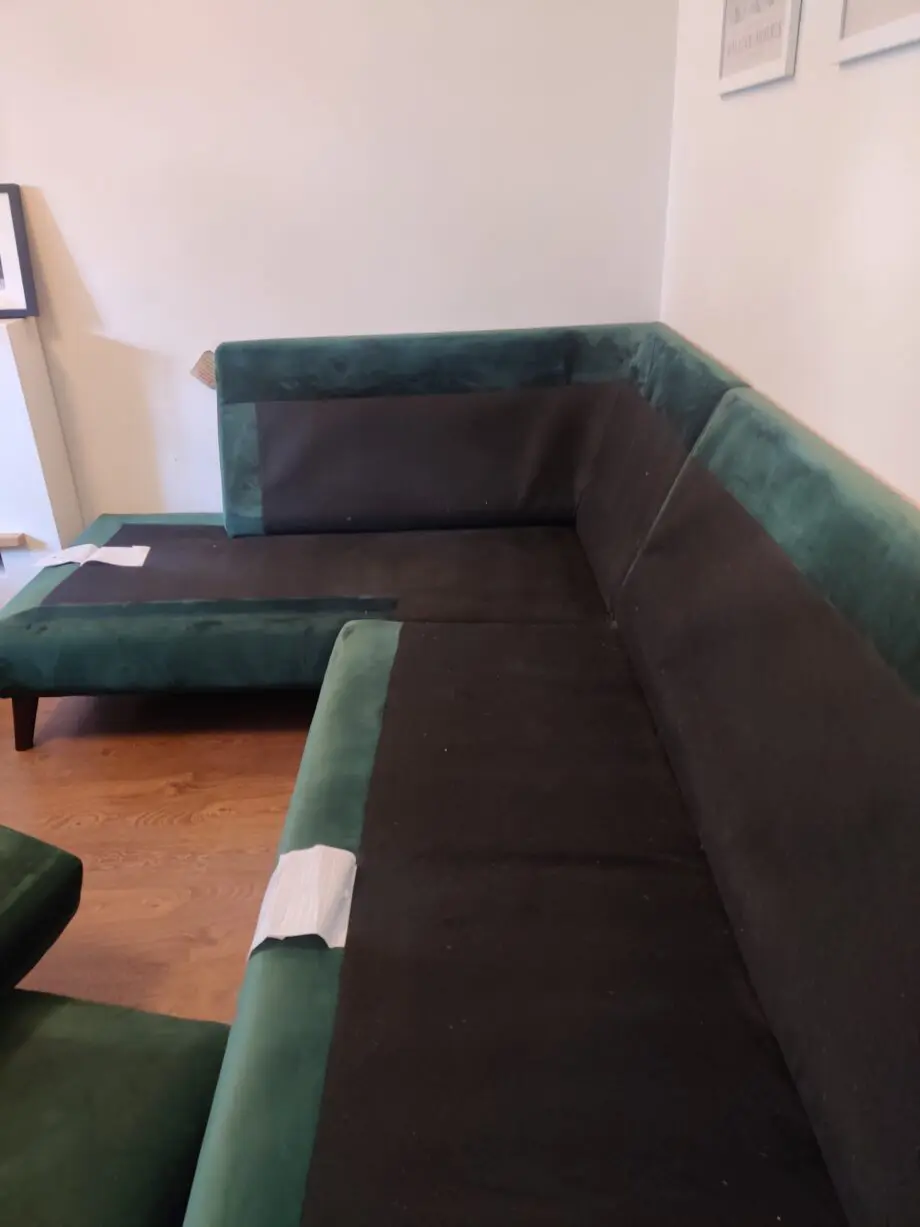 SCS Emerald Green Ferndale Corner Sofa with Snuggle Chair (Sofa set)