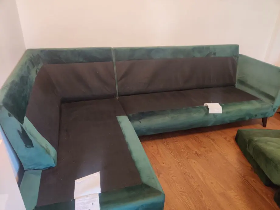 SCS Emerald Green Ferndale Corner Sofa with Snuggle Chair (Sofa set)