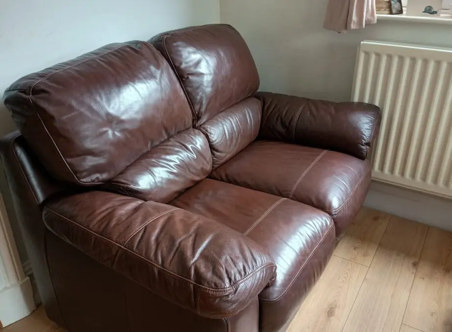 Quality leather sofa