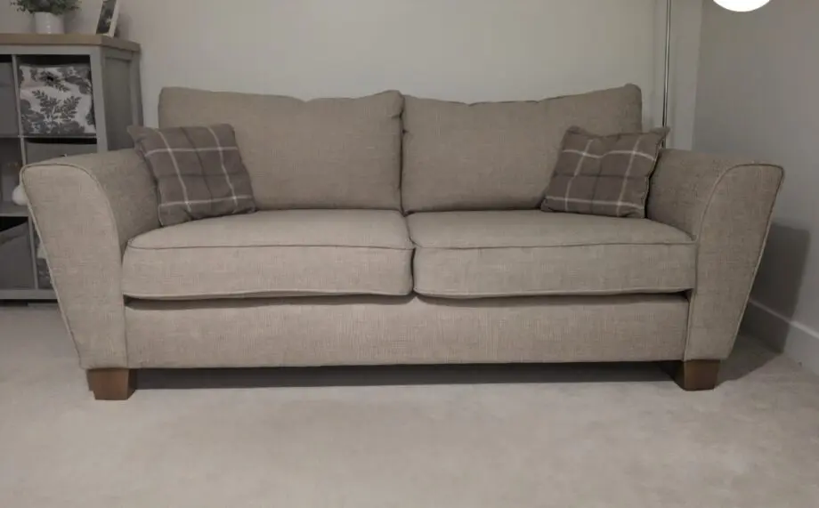 SCS 3 Seater Theo Standard High Back Beige