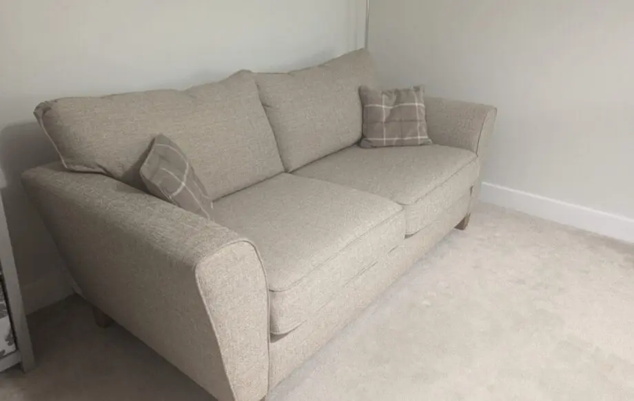 SCS 2 Seater Theo Standard High Back Beige