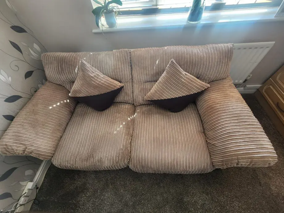 DFS JUMBO CORD SOFA BED INCLUDING CUSHONS