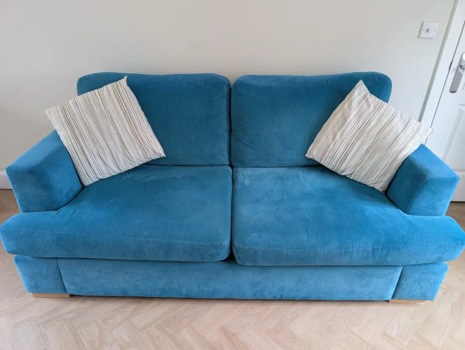 DFS Freya 3 Seater Deluxe Sofa bed in Teal