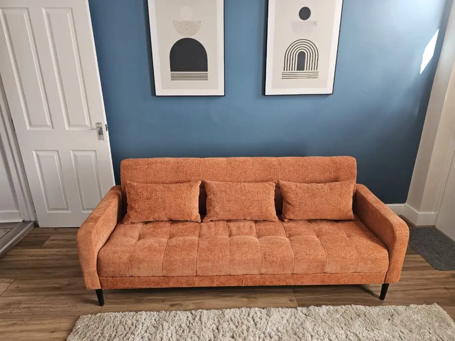 The Range 3 Seater Sofa in Amber