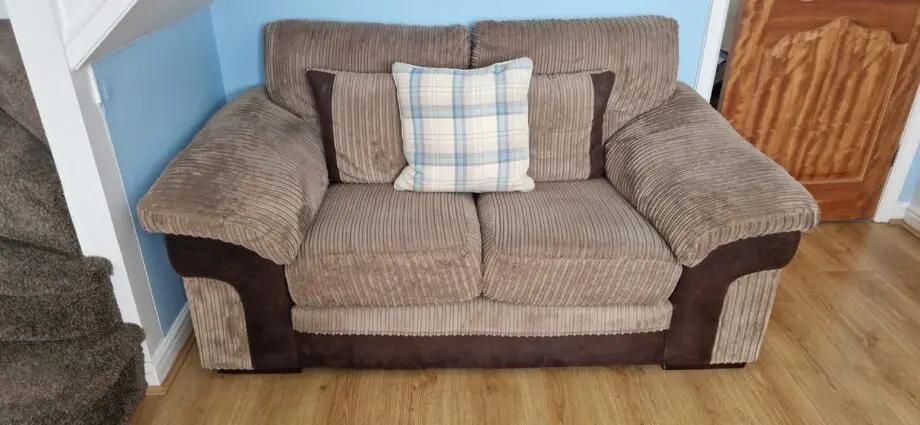 DFS 3 Seater and 2 Seater Chocolate Sofa