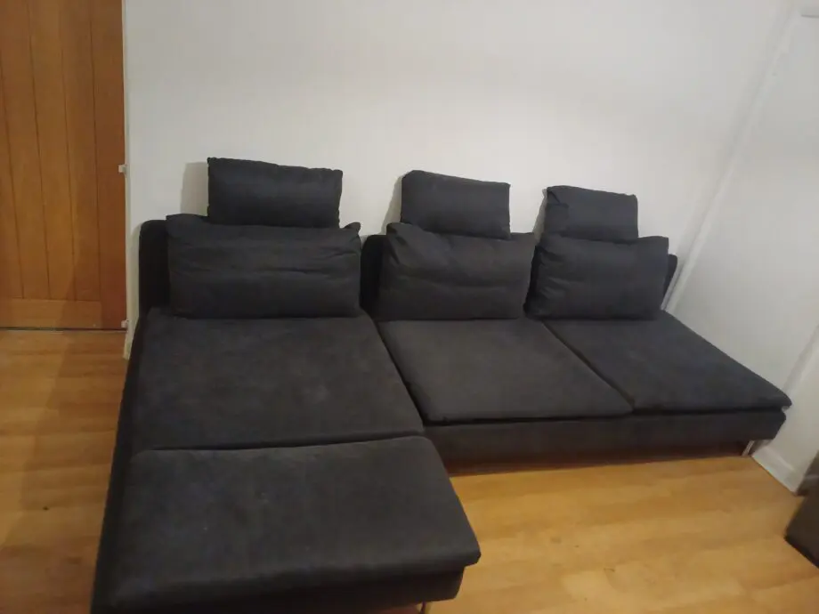 Ikea Fridtuna Dark Grey SÖDERHAMN 4-Seater Modular Sofa – RRP £860