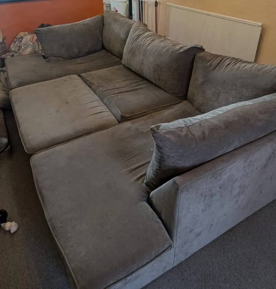 Carnaby Grey U Shape Corner Sofa / Cinema Sofa