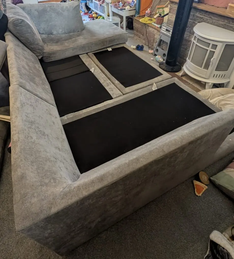Carnaby Grey U Shape Corner Sofa / Cinema Sofa