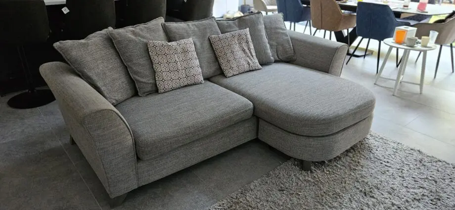DFS Silver Lorella Corner Chaise