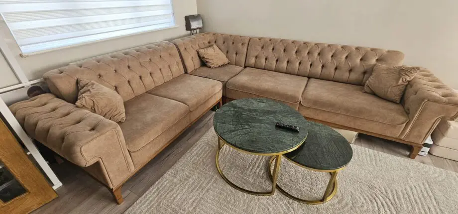 Corner sofa brought from a Turkish furniture shop (made in Turkey)