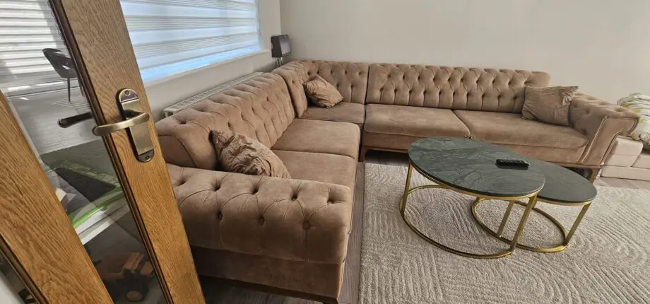 Corner sofa brought from a Turkish furniture shop (made in Turkey)