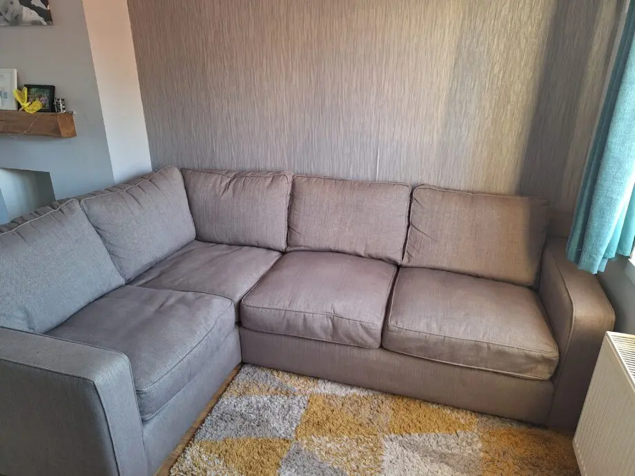 Grey corner sofa