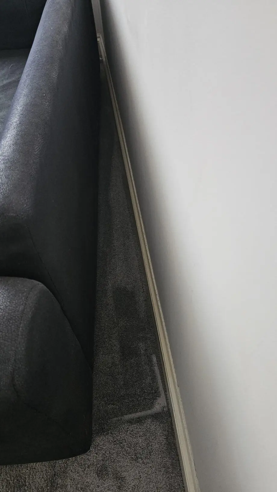 Charcoal/Teal/Black DFS fabric sofa set for sale - 3 pieces
