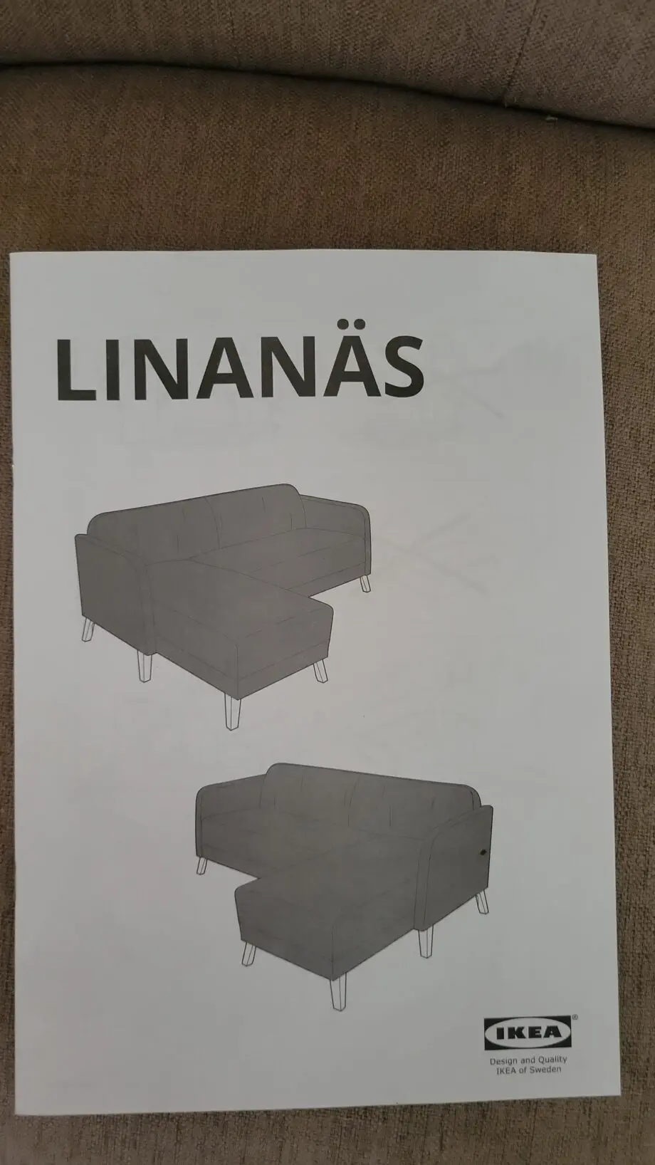 Blue L Sofa