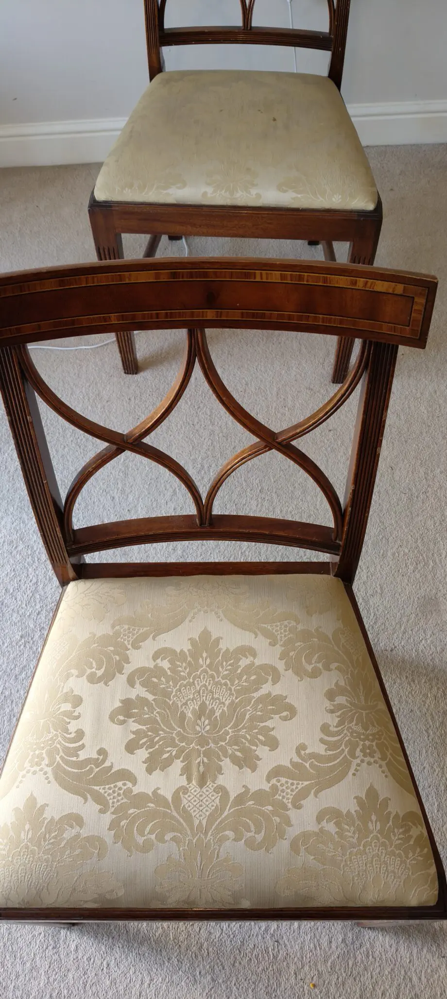 Wodden lacquer dining chairs