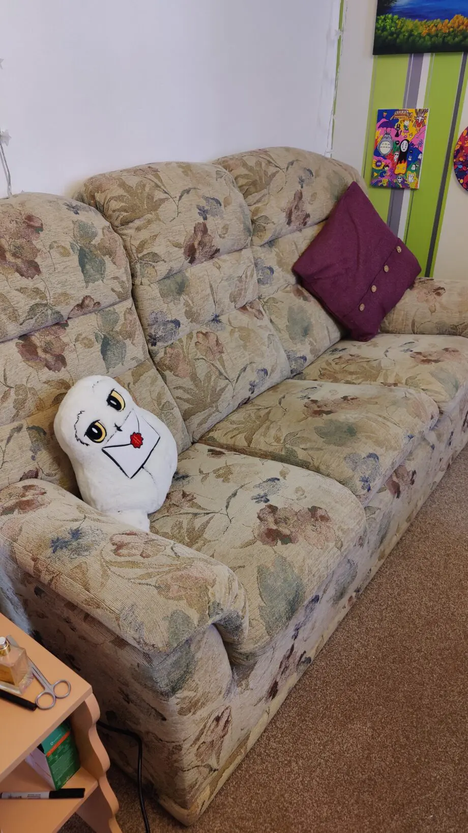 Vintage mix print 3 Seater sofa