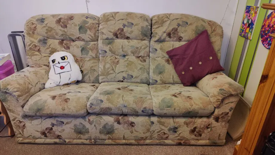 Vintage mix print 3 Seater sofa