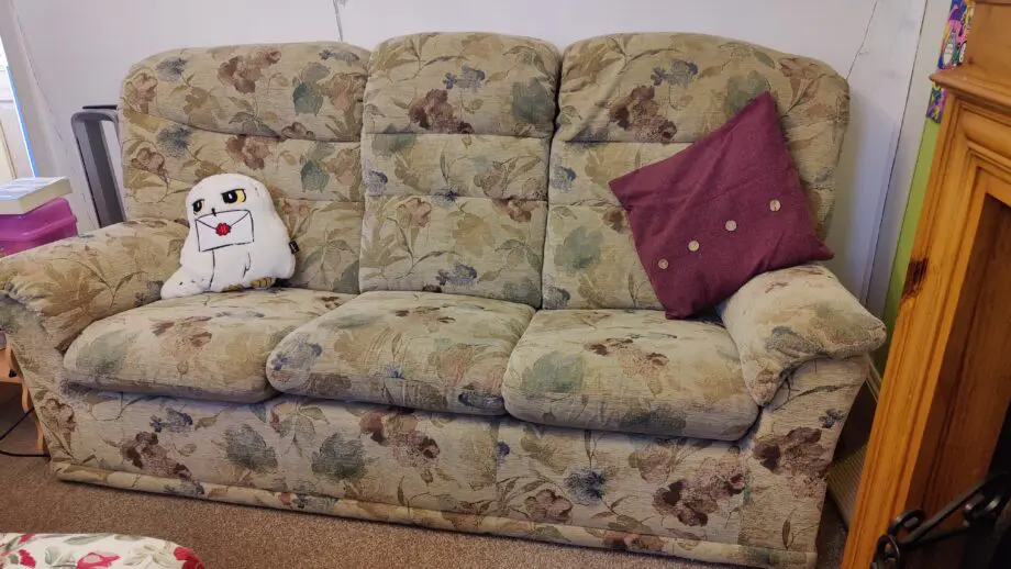 Vintage mix print 3 Seater sofa