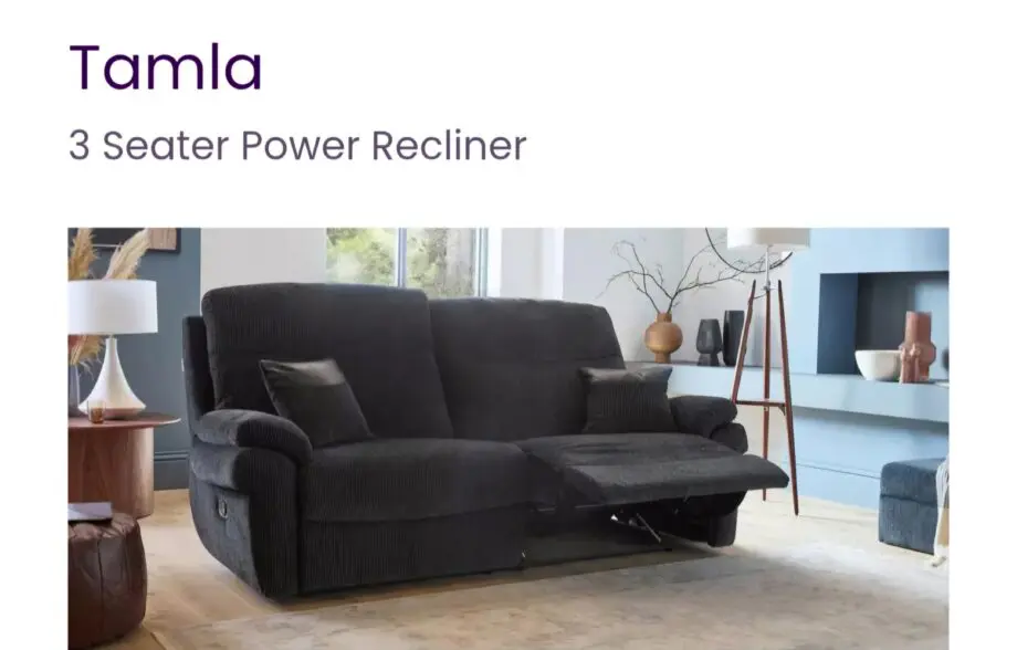 La-Z-Boy 3-seater auto recliner sofa