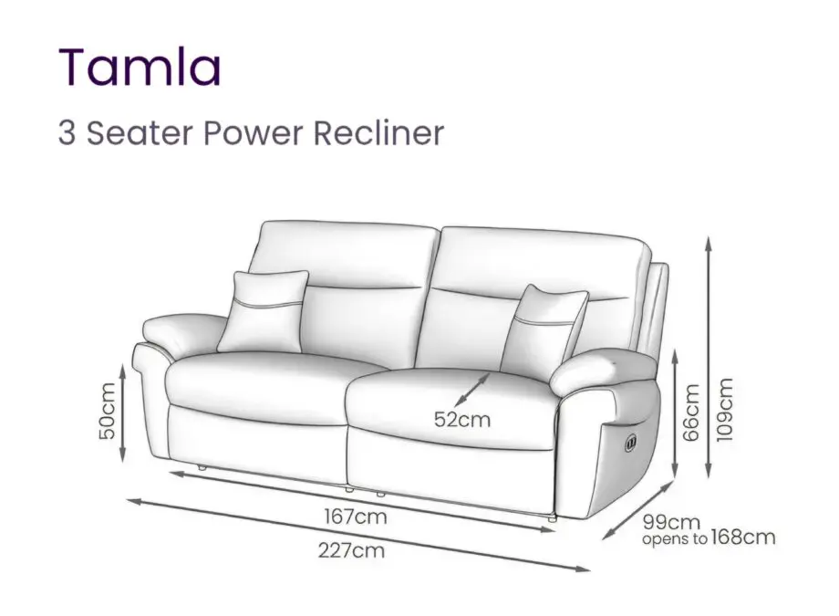 La-Z-Boy 3-seater auto recliner sofa
