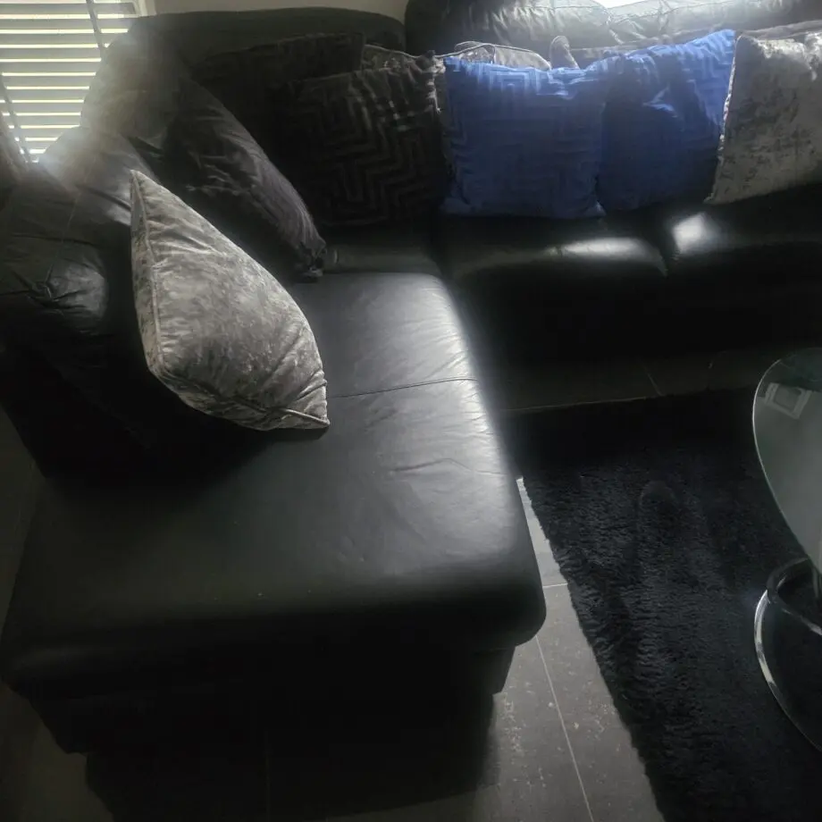 Genuine leather sofa