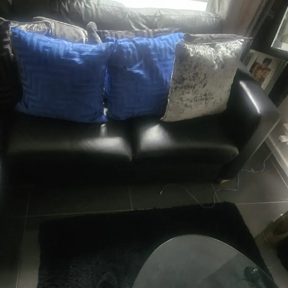 Genuine leather sofa