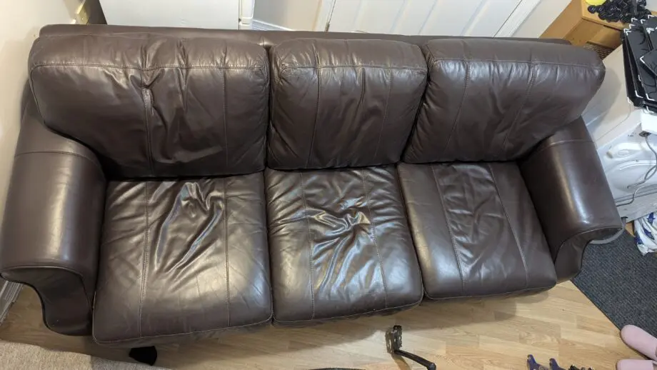 Brown Leather sofa