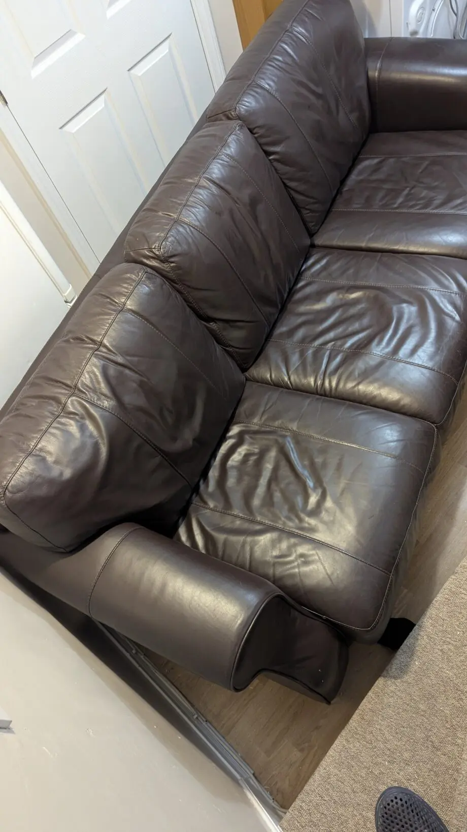 Brown Leather sofa