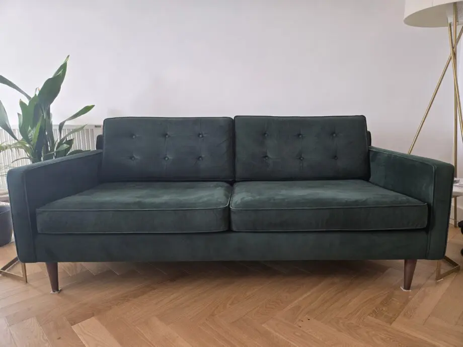 West Elm Deake Mid Century 2 seater sofa
