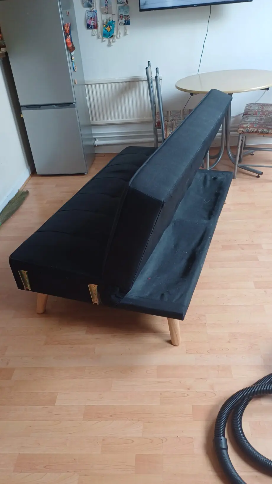 Black sofa bad