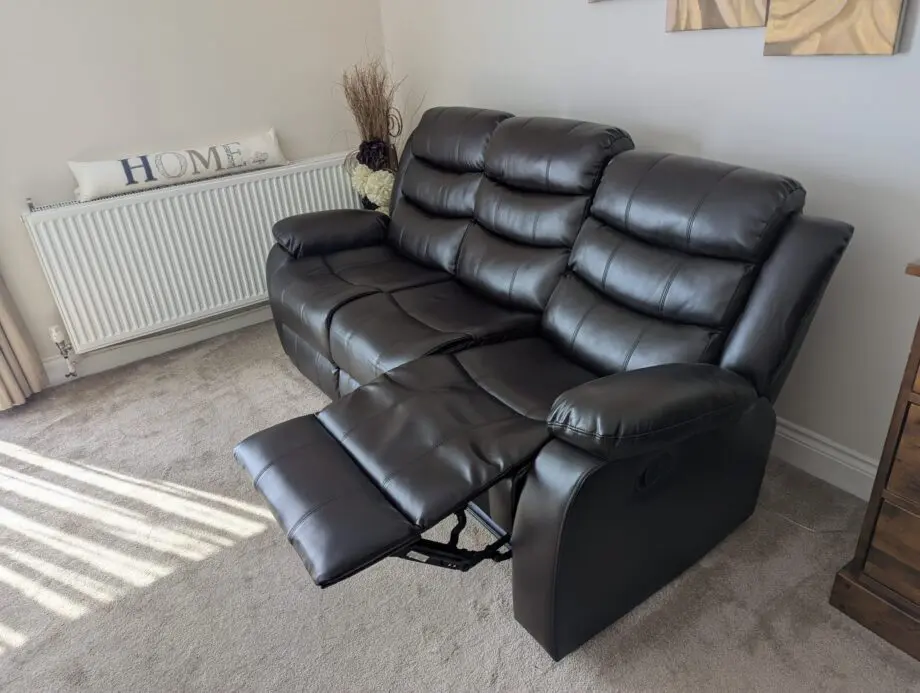 2 & 3 seater leather recliner