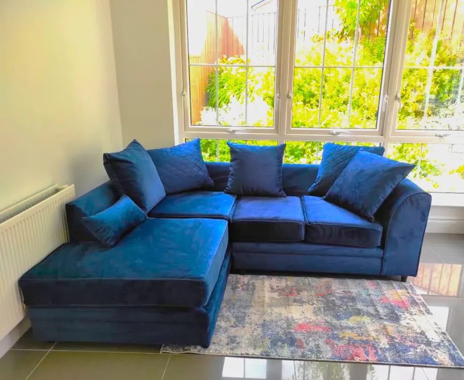Dfs Blue Corner Corner Sofa