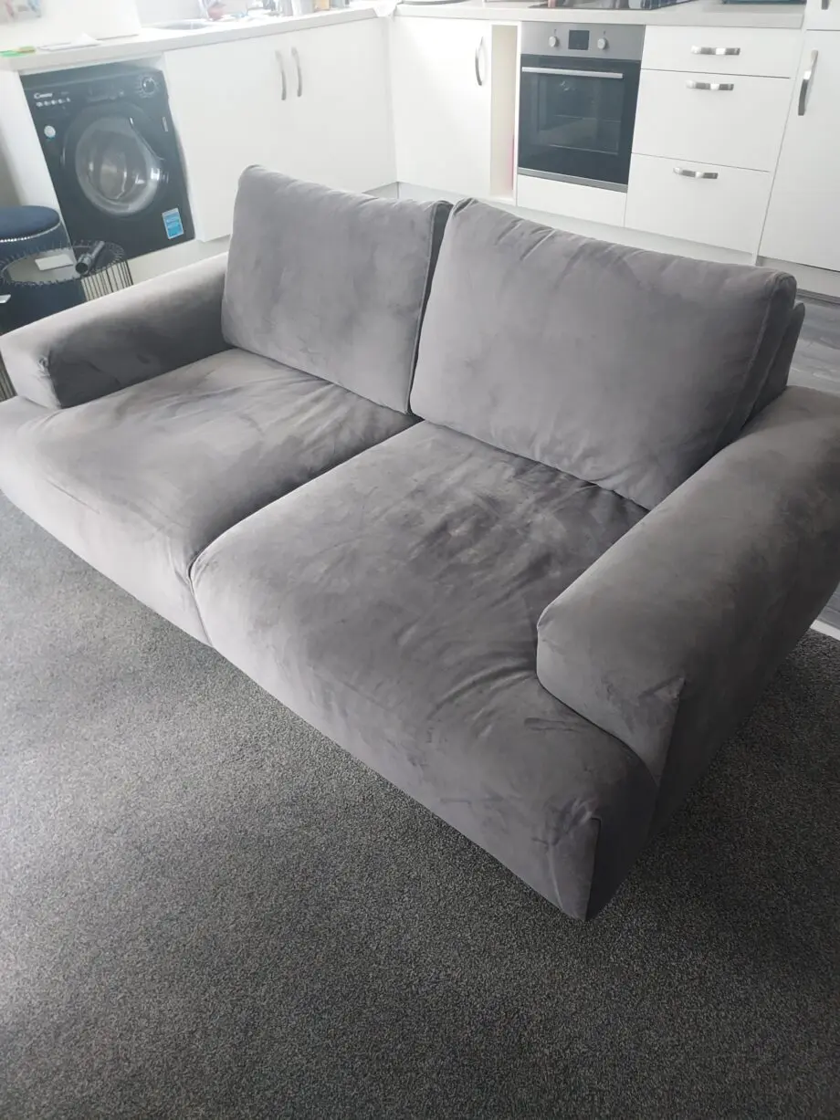 The julien grey 2 seater sofa