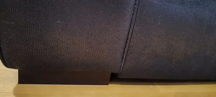 DFS Black and Charcoal 4 seater sofa
