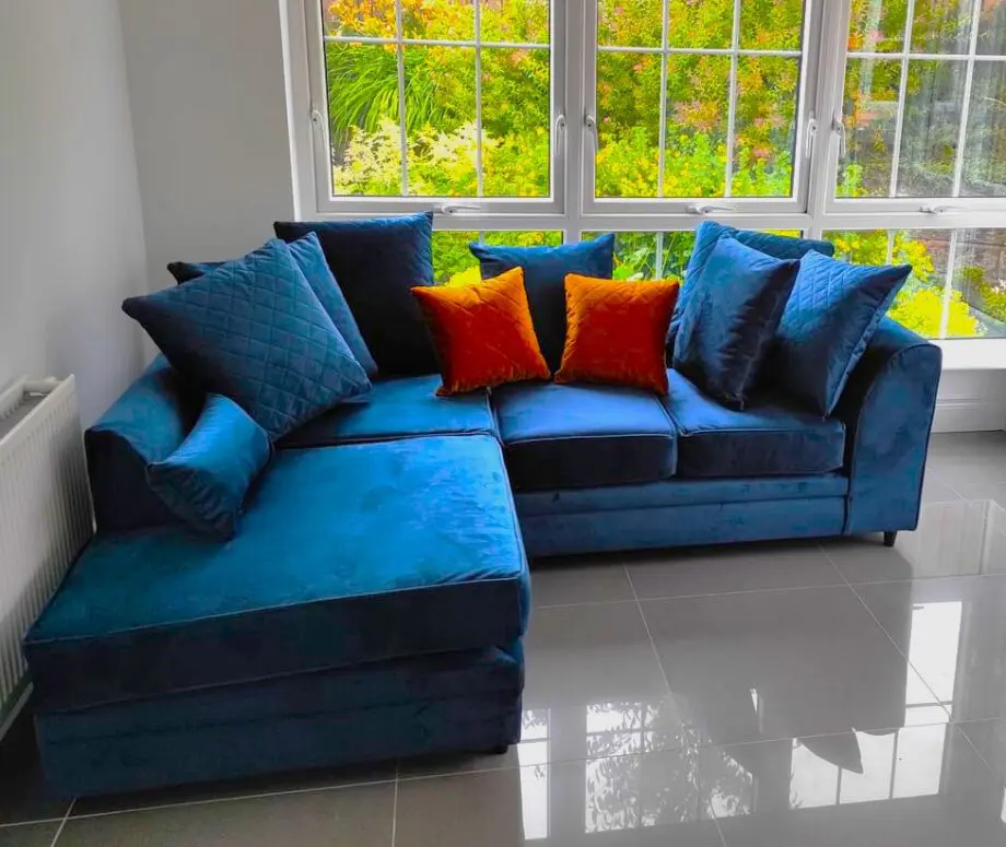 Dfs Blue Corner Corner Sofa