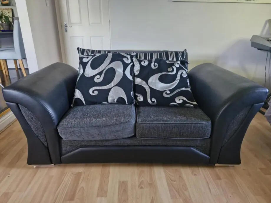 Dark Grey 2 Seater Sofa