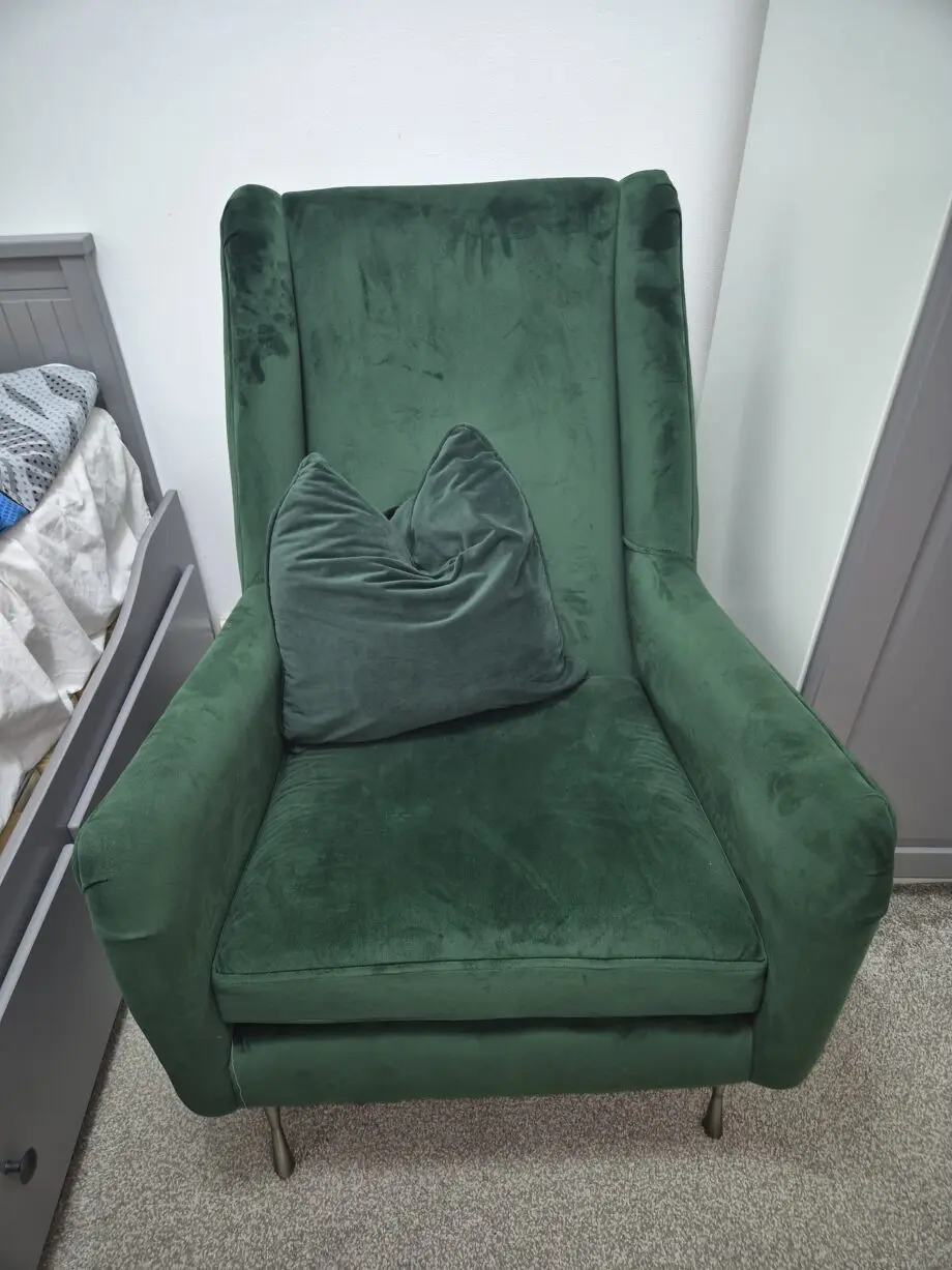 DFS Forest Green Accent Chair