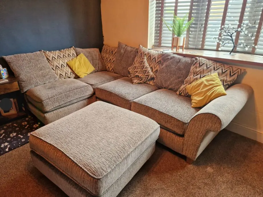 Grey Left hand corner sofa