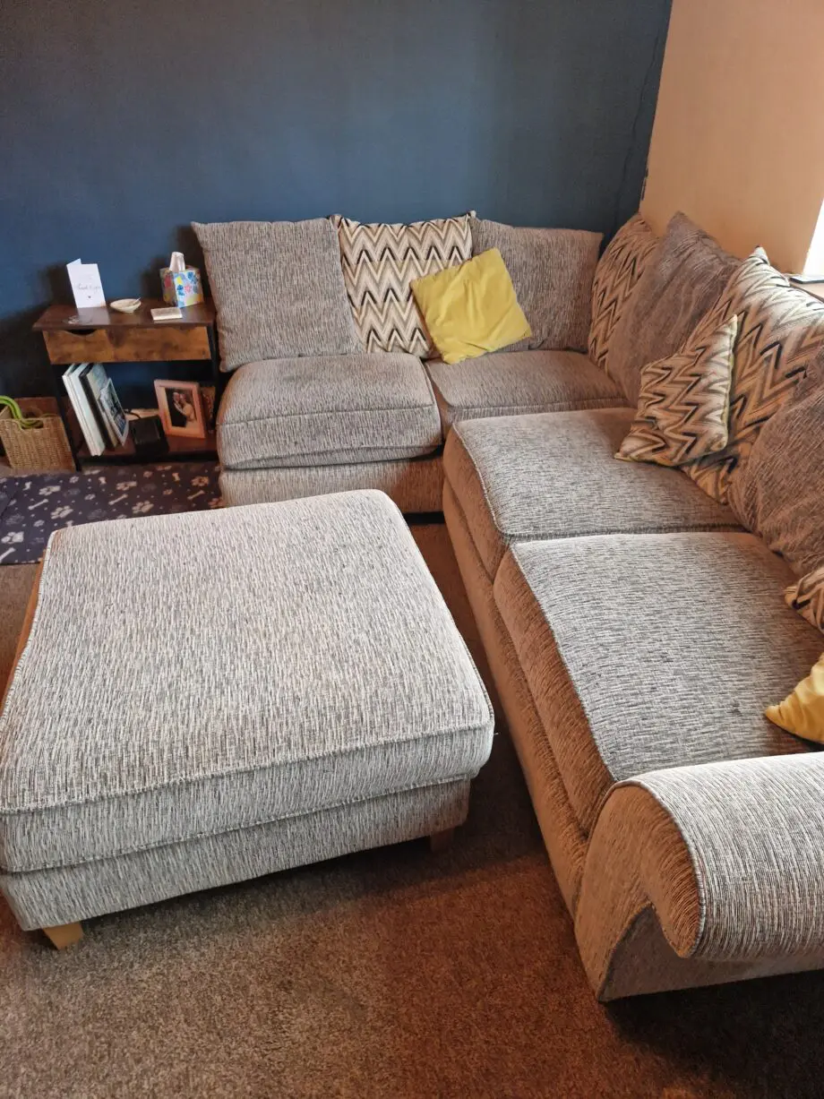 Grey Left hand corner sofa