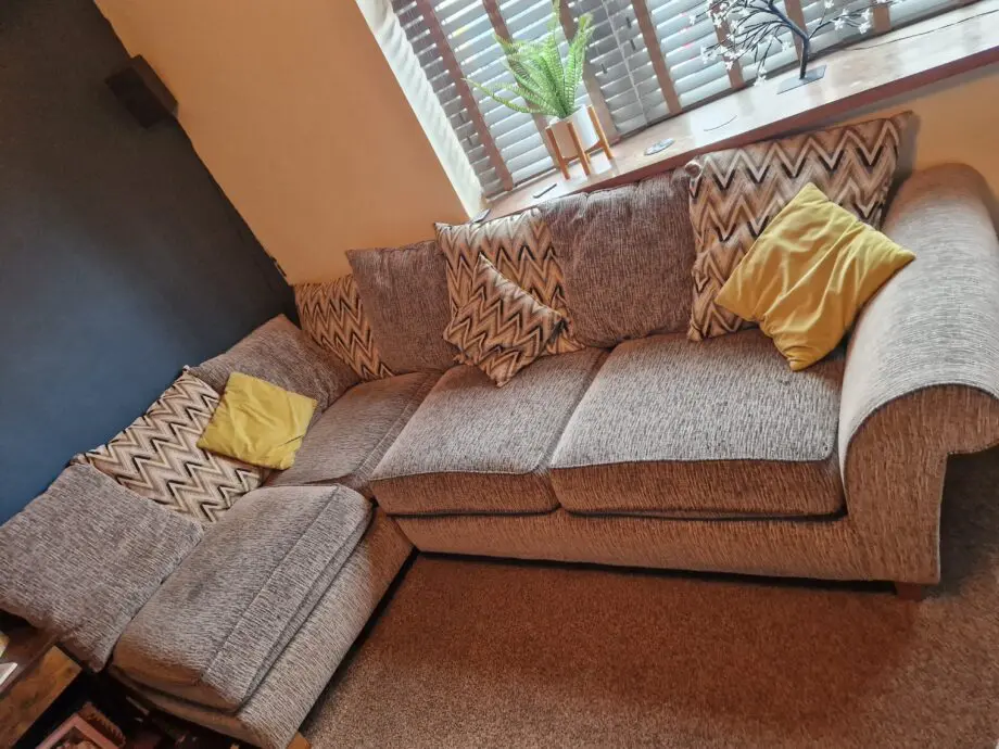Grey Left hand corner sofa