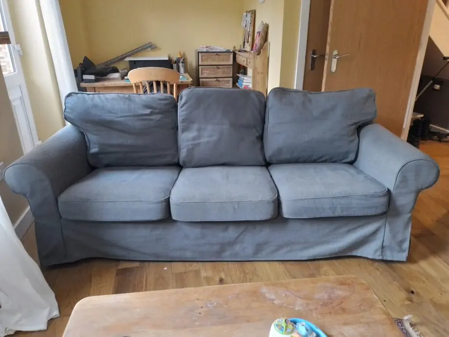 Ikea dark grey ektorp 3 seater