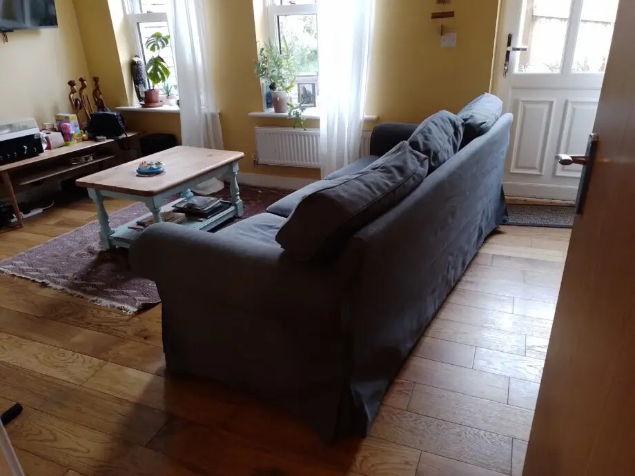 Ikea dark grey ektorp 3 seater